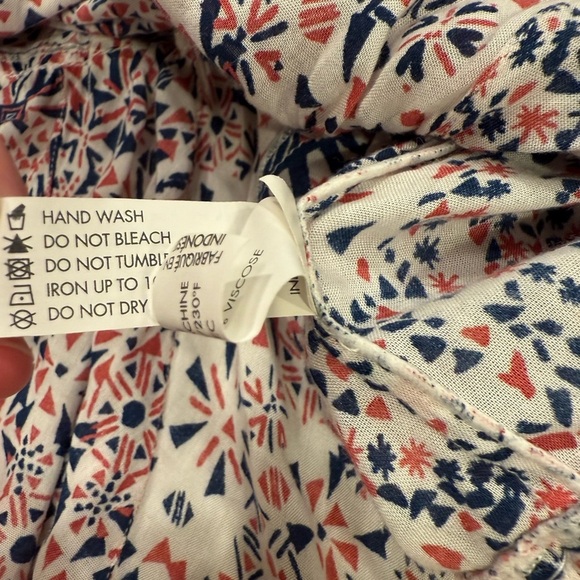 Poupette St. Barth Nola Mini Dress Size Small Pink White Navy - Picture 8 of 15